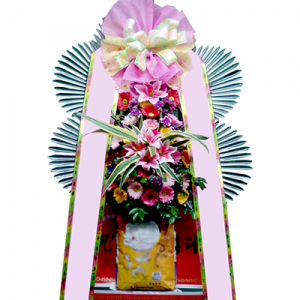 축하화환 3단 쌀화환